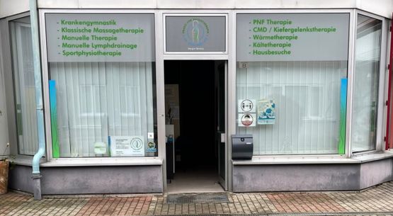 Praxis für Physiotherapie am Giselherplatz - Praxis Vorderseite